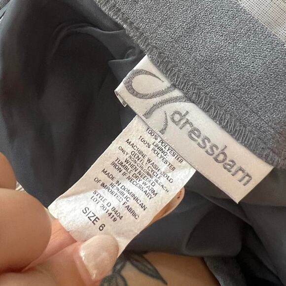 Grey knee length pencil skirt Size 6 - Picture 5 of 6